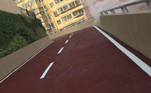 定日彩色路面